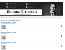 Tablet Screenshot of edilsonvitorelli.com